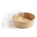 Miska Papierowa 1300ml - 50szt/op + Pokrywka (kapak/lid) - obrazek 2