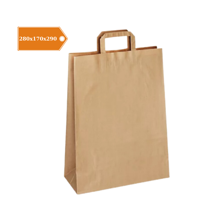 Reklamówka Kraftowe 280x170x290 ( Reklamówka Kraftowe 280x170x290 - 250 szt - obrazek 1